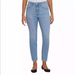 Anthropologie Ella Moss High Waist Straight Ankle Jeans